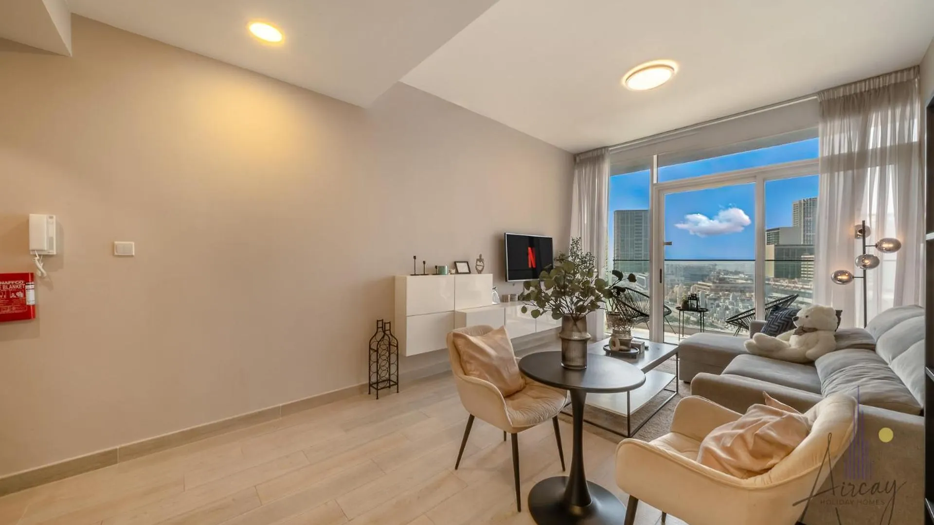 Cityview Haven 1Br Modern Flat In Bloom Heights 迪拜 公寓